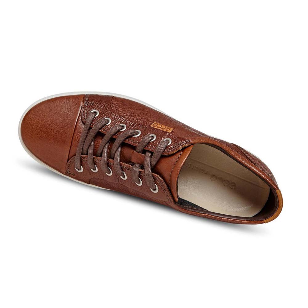 Men's Ecco Soft 7 Casual Shoes Coffee | Canada 472OKI